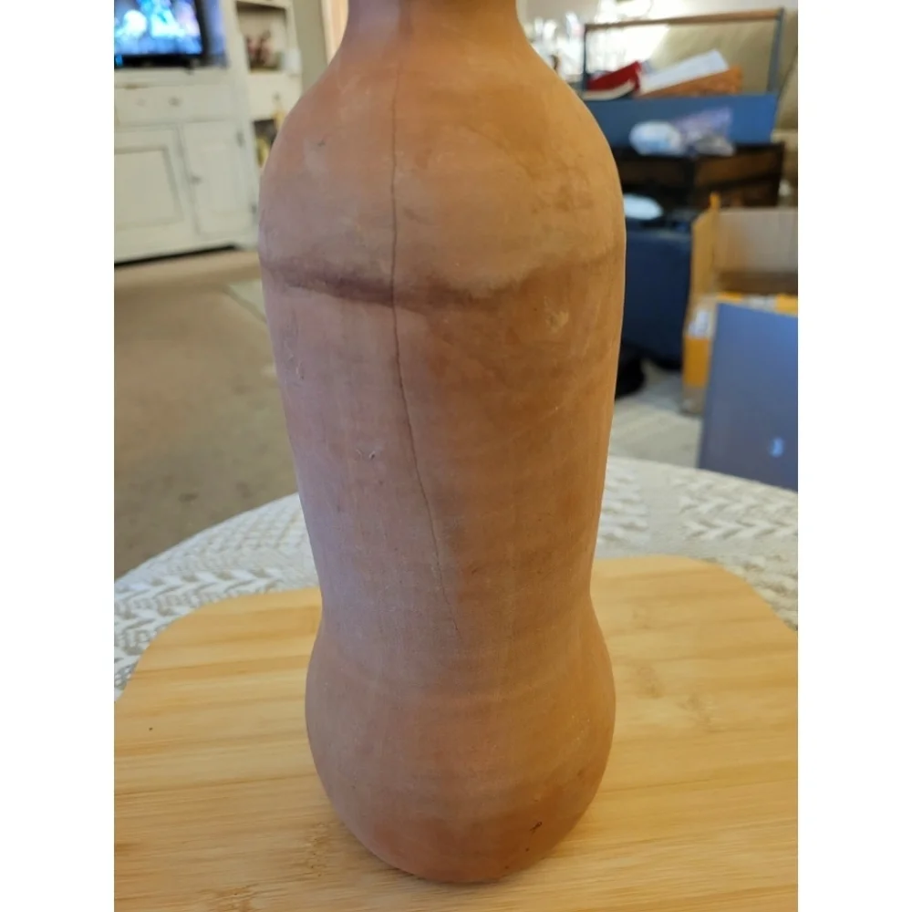 Southwestern Set of 3 Terracotta Vases Hand Thrown Pottery Rustic Primitive